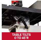 JET JWBS-14SFX-BLK Black 230V Single Phase 14” Vertical Bandsaw with 21”x17” Table JT1-1371
