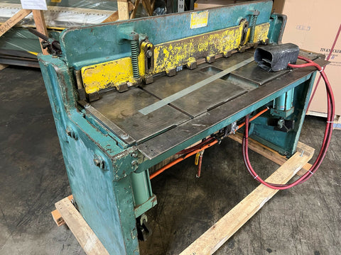 Used Wysong 1652 Air Shear with Backgauge