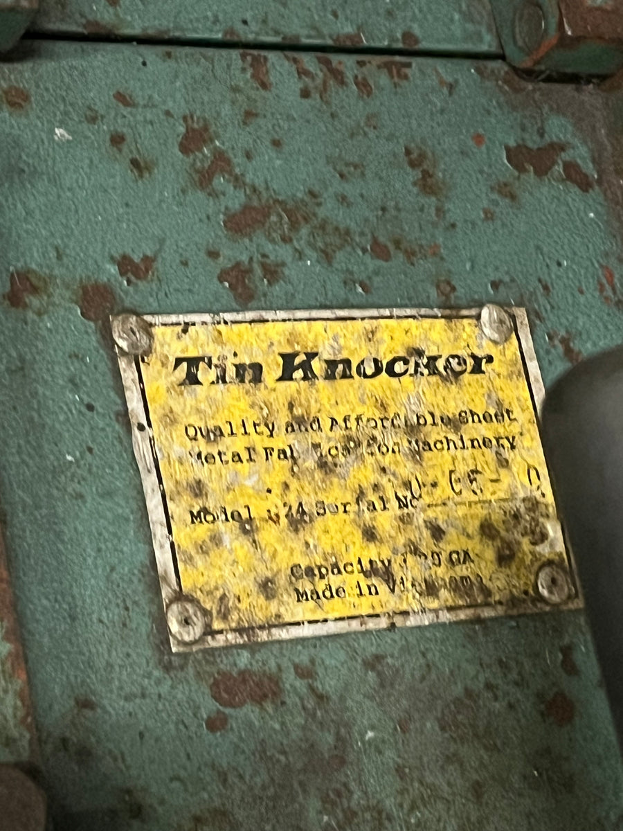 Used Tin Knocker Cheek Bender Batavia Machinery, Inc