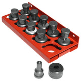 Edwards 10 Piece Round Punch & Die Set with Punch & Die Tray