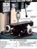 Ellis Power Down Feed Milling Table & Adapter Kit