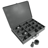 Edwards 12 Piece Square Punch & Die Set with Storage Case