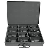 Edwards 12 Piece Standard Round Punch & Die Set with Storage Case
