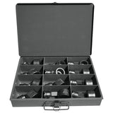 Edwards 12 Piece Square Punch & Die Set with Storage Case