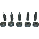 METALpro MP4140 – 5 Piece Round Punch and Die Set