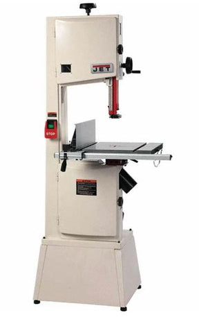 JET JWBS-14SFX-BLK Black 230V Single Phase 14” Vertical Bandsaw with 21”x17” Table JT1-1371