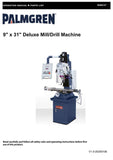 Palmgren 9680147, 9.5" x 31.5" Deluxe Mill