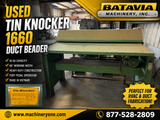 Used Tin Knocker® 60" x 16 Ga Duct Beader