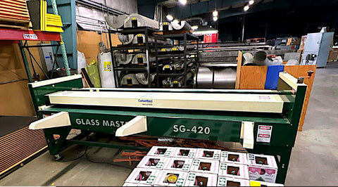 Used Glass Master Duct Board Machine