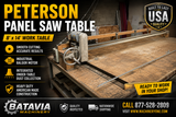 Used Peterson Panel Saw Table – 8' x 14'