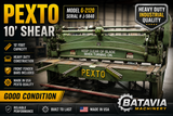 Used Pexto 10' x 14 Gauge Mechanical Power Shear