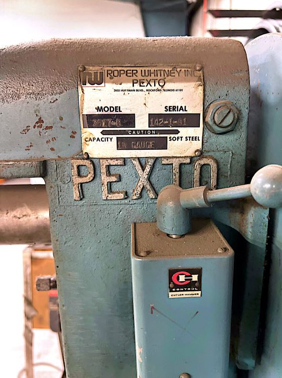 Used Pexto Powered Combination Rotary Machine – Batavia Machinery, Inc