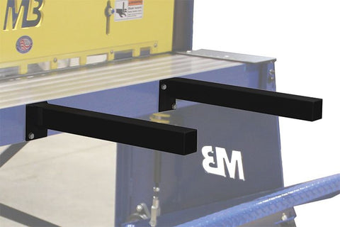 MITTLER BROS RETRACTABLE WORK SUPPORT ARMS FOR FOOT SHEAR