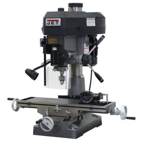 JET 350127 JMD-18 MILL/DRILL WITH NEWALL DP700 DRO AND X-AXIS TABLE POWERFEED