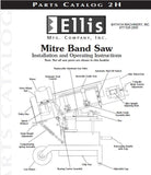 Ellis parts list and operation booklet