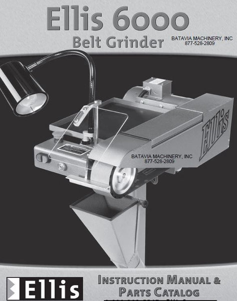 Ellis 6000 clearance belt grinder