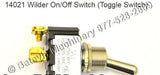 14021 Wilder On/Off Switch (Toggle Switch)