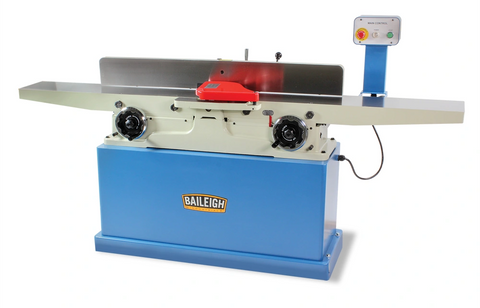 baileigh IJ-883P-HH - LONG BED PARALLELOGRAM JOINTER WITH SPIRAL CUTTER HEAD